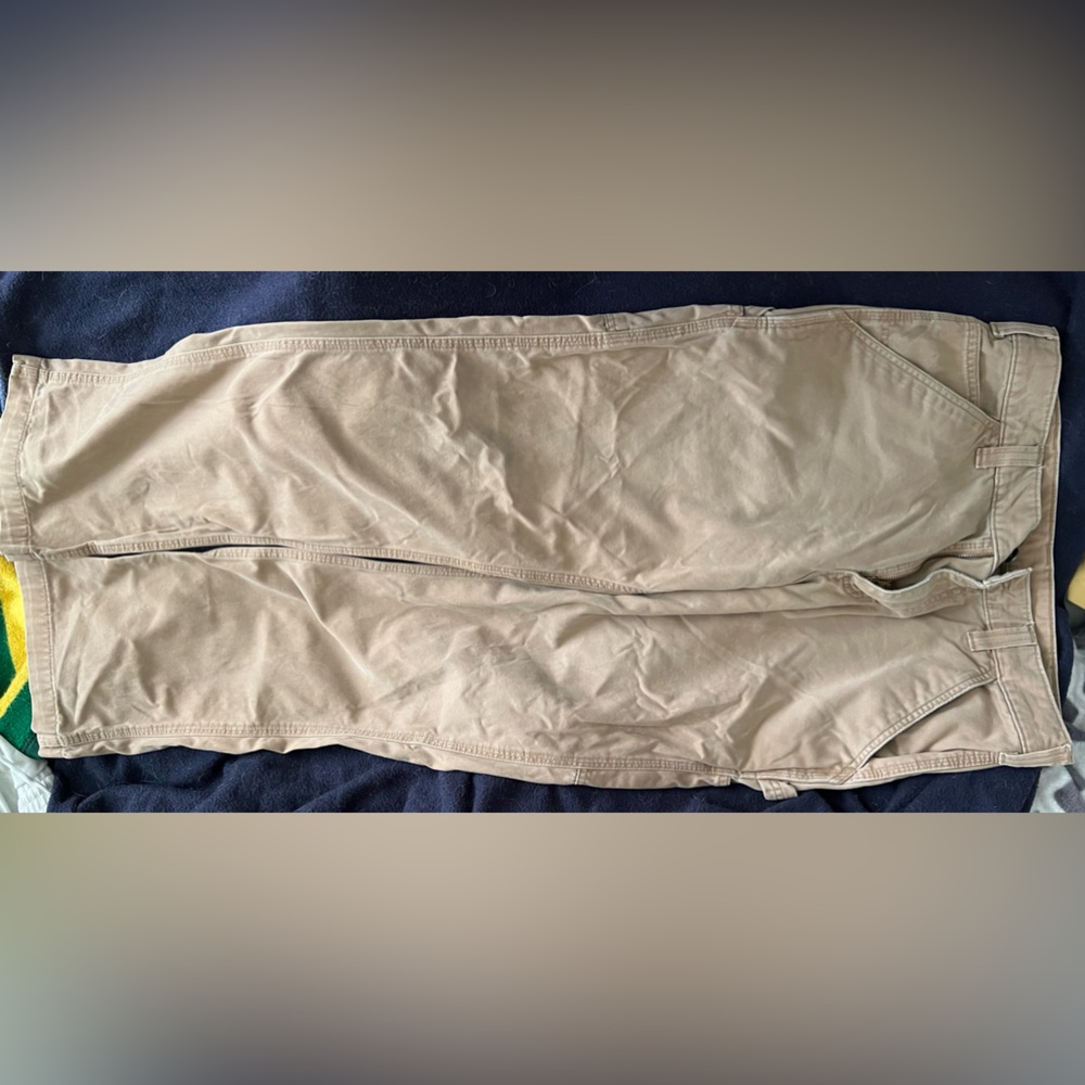 Men's Tan Carhartt Cargo Pants